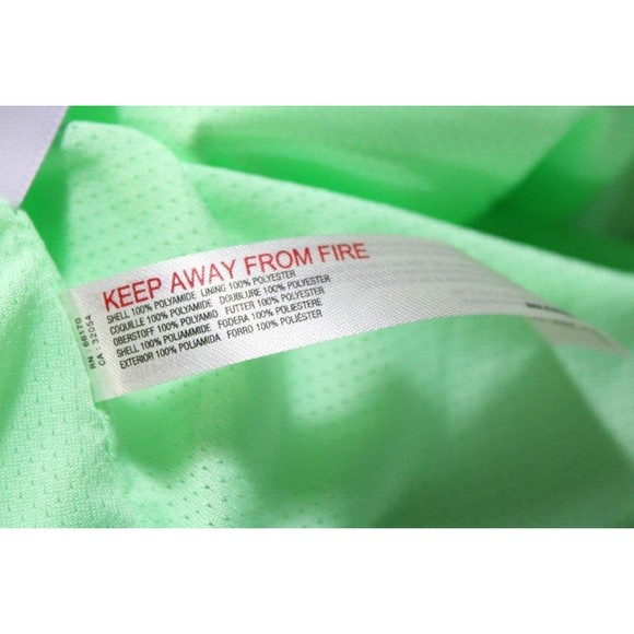 Free People Fp Movement Aurora Maxi Windbreaker Parka Jacket Neon Lime XS - Picture 8 of 10